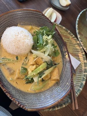 Gelbes Curry mit Tofu  at Bamboo's Streetfood in Leipzig