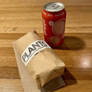 Breakfast Burrito and Poppi Classic Cola  at Sorry I've Got Plants in Toronto