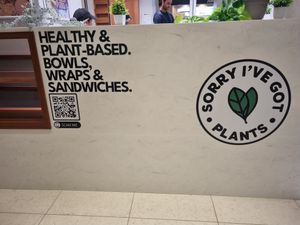 The restaurant is at the opposite of Zen Kyoto at Sorry I've Got Plants in Toronto