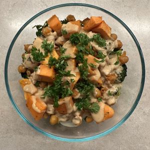 Spiced Tahini Bowl (meal kit)  at Sorry I've Got Plants in Toronto
