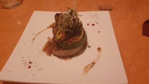 Avocado and raddish at Organic Plus in Sapporo