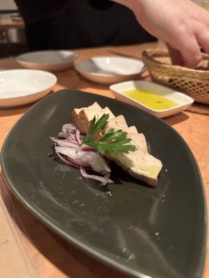 Smoked tofu  at Organic Plus in Sapporo