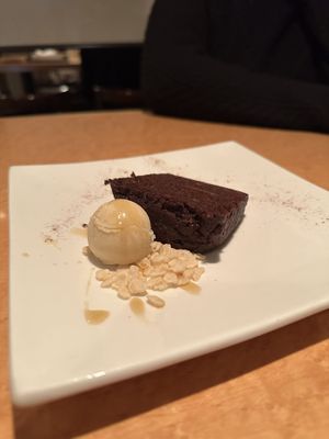 Chocolate cake  at Organic Plus in Sapporo