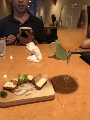 Really, really small portions. The tofu was great but it was a super small portion for 500 yen. at Organic Plus in Sapporo