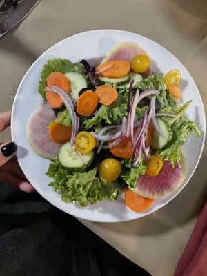 Robin’s Garden salad. at Robin's Restaurant in Cambria
