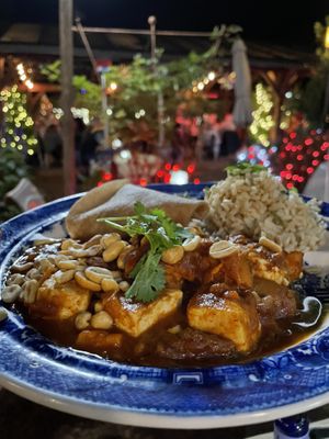 East African Veggie Curry   at Robin's Restaurant in Cambria