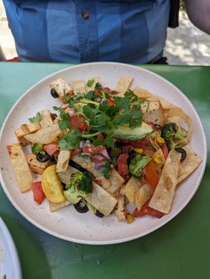 Chilaquiles at Robin's Restaurant in Cambria