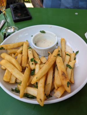 Truffle aioli at Robin's Restaurant in Cambria