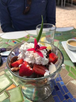 Vegalicios chocolate sundae  at Robin's Restaurant in Cambria