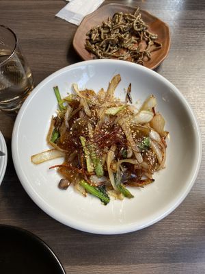 Japchae  at Green Green Korean Dining in Tokyo