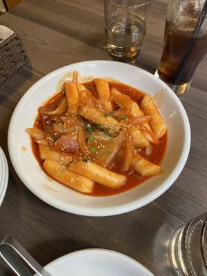 Tteokbokki  at Green Green Korean Dining in Tokyo