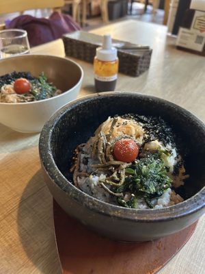   at Green Green Korean Dining in Tokyo