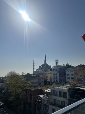 View  at Queb Rooftop Restaurant Sultanahmet in Istanbul