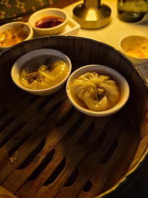 Tofu xiao long bao at The Dimsum Room in Mumbai