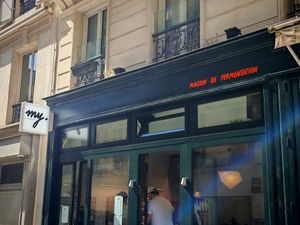 Facade at MY Fermentation in Paris