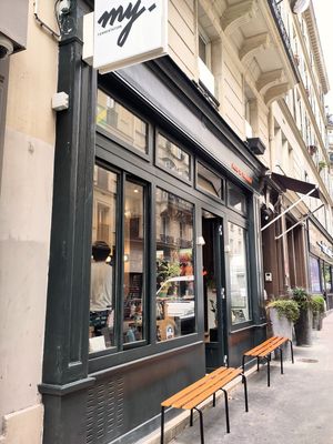 Façade at MY Fermentation in Paris