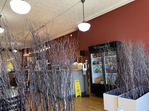 Interior  at Healthy Sins Vegan Cafe in Lockport