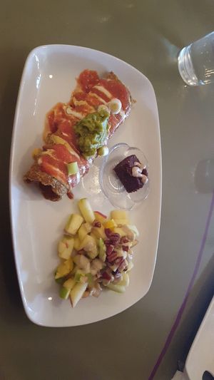 Lunch special at Healthy Sins Vegan Cafe in Lockport