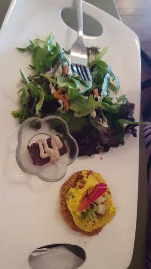 Lunch special at Healthy Sins Vegan Cafe in Lockport