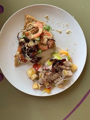  at Healthy Sins Vegan Cafe in Lockport