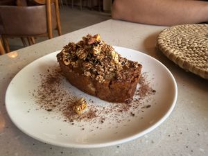 Banana cake  at Suvena - Specialty Coffee Cafe in Anjuna