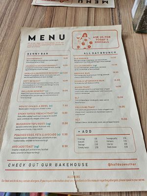 Menu had lots of veggie and vegan options at Pot Kettle Black - Angel Gardens in Manchester