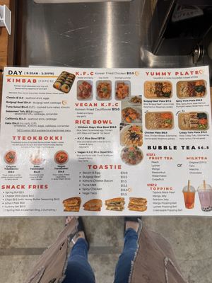 Menu  at Cafe Yummy in Bokarina