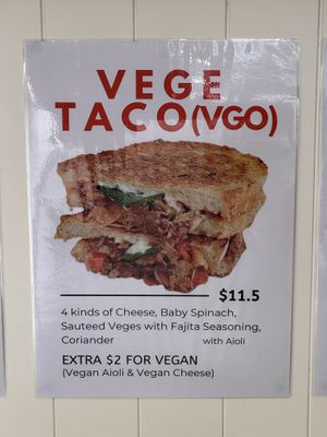 Menu  at Cafe Yummy in Bokarina