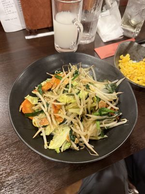 Vegan Stir-fry (no egg)  at Cafe&Bar Andante in Hashimoto