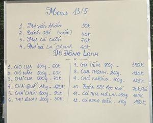   at Quán Chay Vỉa Hè in Hanoi