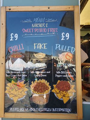 Taco menu at Soulful Bowl in Wiltshire