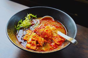 Vegan Luosifen rice noodles  at One Soup Original - 100% Vegan - 一面汁原·纯素 in Chongqing