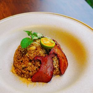 Boletus mushroom fried rice  at One Soup Original - 100% Vegan - 一面汁原·纯素 in Chongqing