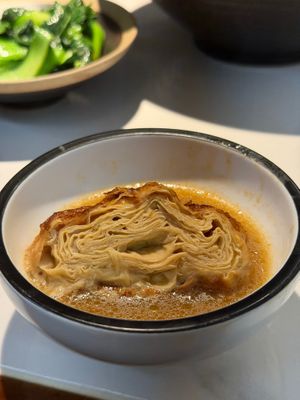 Tofu skin 💖 at One Soup Original - 100% Vegan - 一面汁原·纯素 in Chongqing