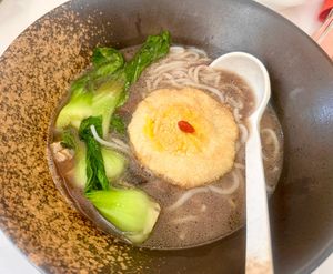 Porcini Mushroom Rice Noodles at One Side Juice - 一面汁原·纯素 in Chongqing
