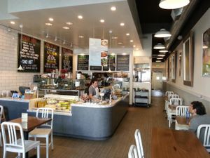 Inside at M Cafe de Chaya in West Los Angeles