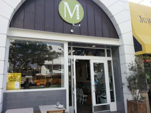 Outside at M Cafe de Chaya in West Los Angeles