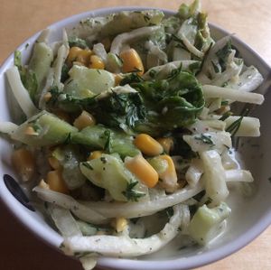 Salad at Nova Krova in Krakow