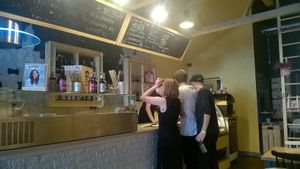 Serving customers at Nova Krova in Krakow