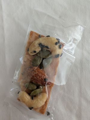 Coconut cookie I got as an apology. If you can buy them there, I recommend doing so. at Coffee HƯỚNG QUÁNG in Da Nang