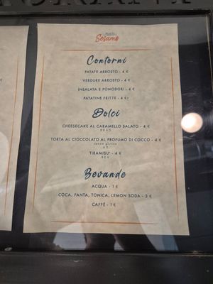 Lunch menù at Sesamo in Fucecchio
