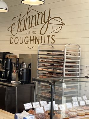 Baked fresh  at Johnny Doughnuts in San Francisco