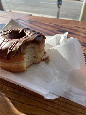 Mocha maple  at Johnny Doughnuts in San Francisco