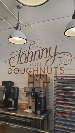 Logo at Johnny Doughnuts in San Francisco