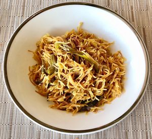 Vermicelli upma  at Sahha in Abu Dhabi