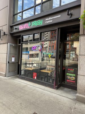  at Falafel Fresh  in Seattle