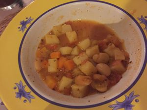 Minestrone  at Lo Que Hay Cafe in Merida