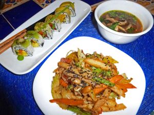 Japanese night at Lo Que Hay Cafe in Merida
