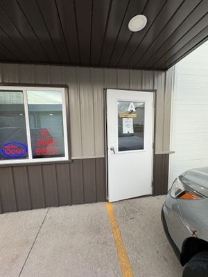 This is the door  at The Dhaba Express in Tiffin