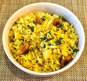 Lemon rice at Printania in Abu Dhabi